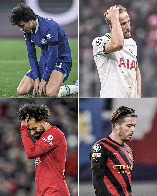 钱都白花了?欧冠淘汰赛首轮4支英超球队无一胜绩!